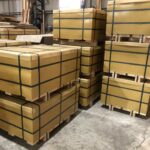 430 BA/PVC stainless steel various cut size sheets in export packing